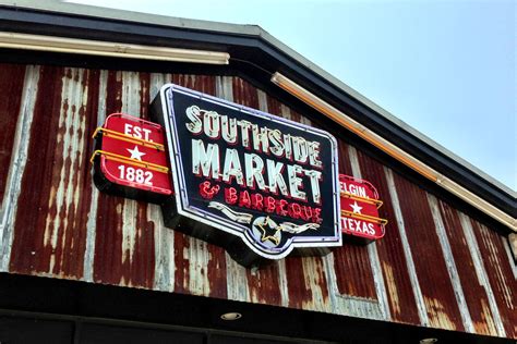 Southside market & bbq inc elgin tx - Best Barbeque near Elgin, TX 78621. 1. Southside Market & Barbeque. “God Bless Texas and God Bless Southside Market & Barbeque !!” more. 2. Double F BBQ. “Great bbq in tortillas. Long line, so be prepared. Was a …